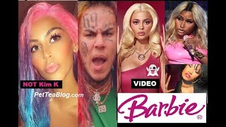 Kim Kardashian Twin as 6ix9ine Kylie Jenner as Nicki Minaj or BARBiE 🦄 Video [upl. by Etteiram]