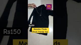 Meesho finds trendy black top at Rs150 meesho fashion blacktop meeshoshopping meeshoproduct [upl. by Fulvi]