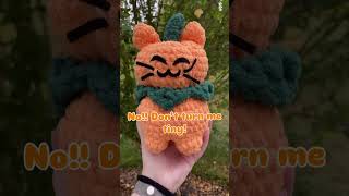 Pumpkin cat size comparison Pattern testers needed soon crochet crochetartist artistonyoutube [upl. by Farrington]