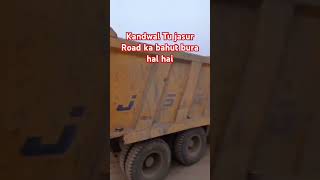 kandwal Tu Jassur road ka bahut bura HAal hai [upl. by Etsirhc]