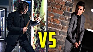 JOHN WICK vs ETHAN HUNT quotMisión Imposiblequot  ¿Quién Ganaría  EPIC VERSUS 💥 [upl. by Ailuj]