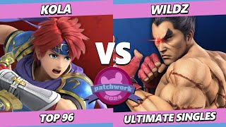 Patchwork 2024  Kola Roy Vs Wildz Kazuya Smash Ultimate  SSBU [upl. by Bevan296]