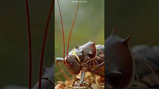 Unbelievable Defense Mechanisms of the Armored Cricket 🦗 [upl. by Lazaruk]