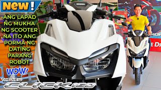 2024 HONDA CLICK 160 Matte White Ang Ganda Talaga Ng Design ng Scooter na to Parang Robot Ang Mukha [upl. by Sosthena]