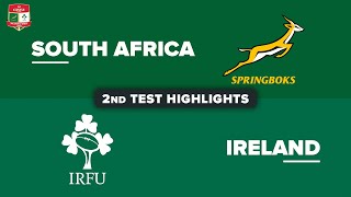 HIGHLIGHTS  SOUTH AFRICA v IRELAND  July Internationals 2024  Second Test [upl. by Aaron]