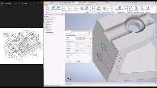 30 Autodesk Inventor  Esercizio supporto con facce inclinate parte 1 [upl. by Maltzman180]