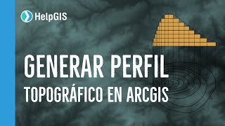 CÓMO CREAR UN PERFIL TOPOGRÁFICO EN ARCGIS [upl. by Armington184]