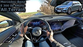 2024 MercedesBenz E 300 de 4MATIC AllTerrain  POV test drive [upl. by Sinnek]