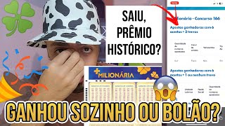 🍀 COMENTANDO O RATEIO DA LOTERIA  MILIONÁRIA QUE É UM DOS MAIORES PRÊMIOS ATÉ HOJE [upl. by Philander510]