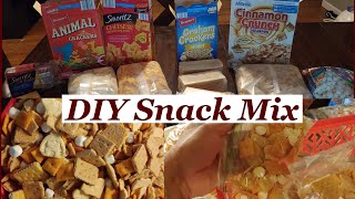 Cheap amp Easy Homemade Snack Mix Recipe  Kid Friendly DIY Snack Mix [upl. by Nnayelhsa]