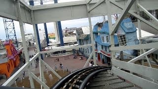 Wild Mouse onride HD POV Pleasure Beach Blackpool [upl. by Darnell431]