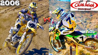 Carmichael vs Stewart 2006 Glen Helen Motocross [upl. by Selbbep]