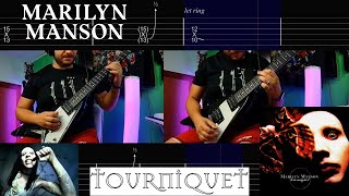 Marilyn Manson  Tourniquet Guitar Cover Tab [upl. by Torey]