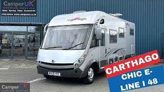 Carthago Chic ELine I 48 Motorhome for Sale at Camper UK [upl. by Adlesirc326]