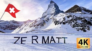 Skiing in Zermatt Paradise 2024  4K UHD [upl. by Aisekal]