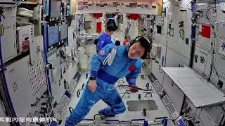 A flurry of activity on Tiangong as Shenzhou18 crew prepares for return before Shenzhou19 arrival [upl. by Nyahs566]