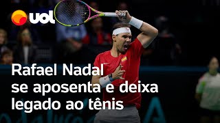 Rafael Nadal se aposenta do tênis após duas décadas de carreira [upl. by Warga]