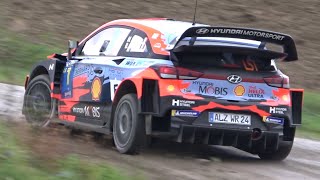 Miki Biasion at Rally Legend 2021  Hyundai i20 WRC Launch Control amp Pure Sound [upl. by Haiasi]