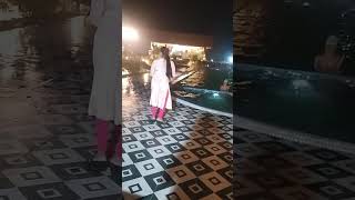 Aaj ki Raat bollywood song  AURA Resort jamshedpur lovely place ❤️ [upl. by Abbye424]