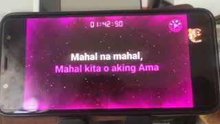 Aking AMA karaoke Version by FatimaRevilla15 [upl. by Marsland337]