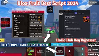 Roblox Hack  Blox Fruit HoHo Hub Script V3 Key Bypasser Full Tutorial How To Bypass HoHo Hub [upl. by Aileno]