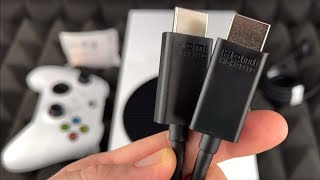 What cables come with Xbox Series S  HDMI Cable  Power Cable  Charger [upl. by Nnaes]