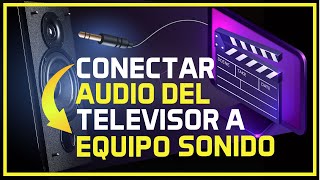 Conectar AUDIO TV a EQUIPO DE SONIDO 🔥 SmarTV a Minicomponente [upl. by Barbra]