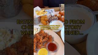 EATING ONLY FOOD FROM THE CHEESECAKE FACTORY WHEN THIS HAPPENED shorts viral mukbang [upl. by Azilanna]