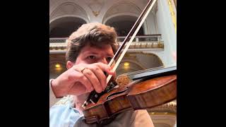 Concertmaster Solo R Strauss „Also sprach Zarathustra„recorded from rehearsalAdrian Iliescu Part 1 [upl. by Azmuh]