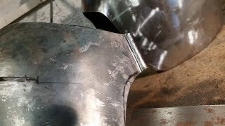 How to make bascinet visor hinges Part One Medieval Armor Techniques [upl. by Aviva87]