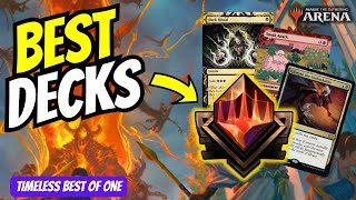 Best MTG Timeless Bo1 Decks decks to reach Mythic rank on MTG Arena [upl. by Manbahs]