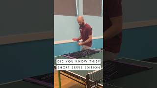 There’s more than one way to serve short shortserves tabletennis tips [upl. by Balcer]