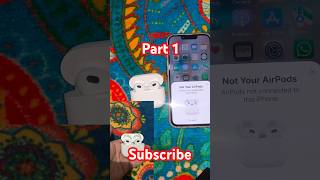 Apple Airpods Pro 3 Part 1 unboxing appleairpods ytshorts trendingshorts [upl. by Yzus7]