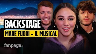 Mare Fuori Musical backstage e interviste con Maria Esposito Antonio Orefice Zenzola e Sannino [upl. by Repsaj720]