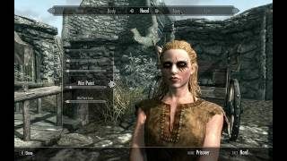 Skyrim War Paint Options Female [upl. by Anoirb462]