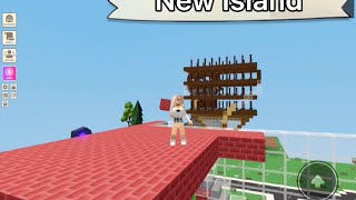 Rebuilding my island on Roblox Islands [upl. by Esemaj]