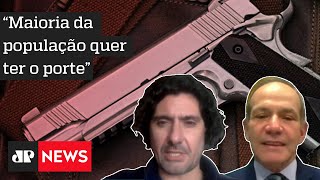 Porte de armas no Brasil deve ser legalizado  PRÓS E CONTRAS [upl. by Nimesay]