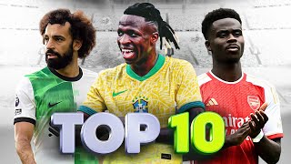 Top 10 Wingers In Football 20232024 [upl. by Dasi438]