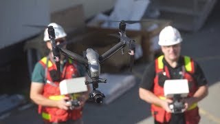 Construction Job Site Documentation with Drones [upl. by Anauqat]