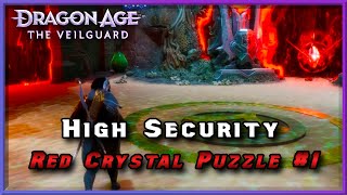 How To Solve the Ossuary High Security Red Crystal Puzzle 1 in Dragon Age The Veilguard [upl. by Eittik]