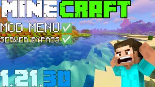 MINECRAFT 12130 MOD MENU RELEASED WITH NEW FEATURES 🔥🔥🔥 32 BIT SUPPORTED [upl. by Oran702]