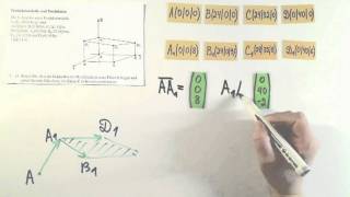 Abitur NRW Grundkurs Vektorrechnung Produktionshalle Aufgabe1 Teil 1 [upl. by Selin]