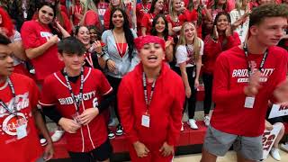 913 Bridge City HS Pep Rally  Red Out [upl. by Eanyl]