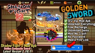 Shadow Fight 2 Mod APK Golden Sword Unlimited Everything MAX Levels  All Unlocked  Direct Link [upl. by Hayikaz94]