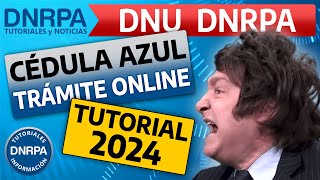 🔴 DNU DNRPA  Cédula AZUL es Obligatoria ✅ Tutorial 2024 [upl. by Hanoj94]