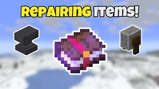 4 Ways to Repair Items in Minecraft [upl. by Koran]