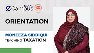 ACCA Tax Orientation Navigating with SKANS ECampus [upl. by Toddy]