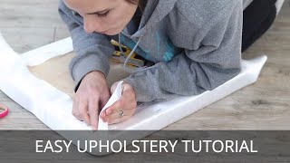 The Easiest Way to Upholster a Seat [upl. by Keraj]