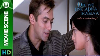 Riya Sen hugs Salman Khan  Dil Ne Jise Apna Kahaa [upl. by Ahsikram314]