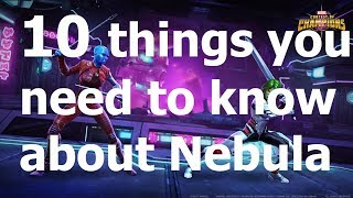 Nebula MCOC  10 things you need to know about Nebula  Marvel Contest of Champions Nebula [upl. by Kedezihclem]